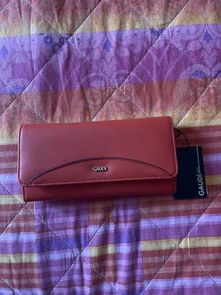 Portafoglio Gaudi rosso