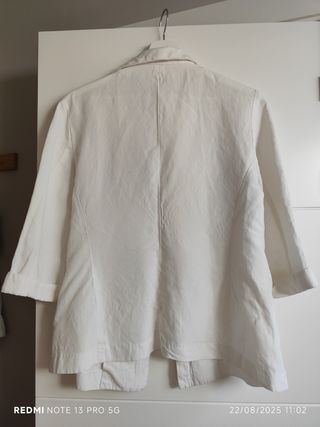Chaqueta blanca zara woman