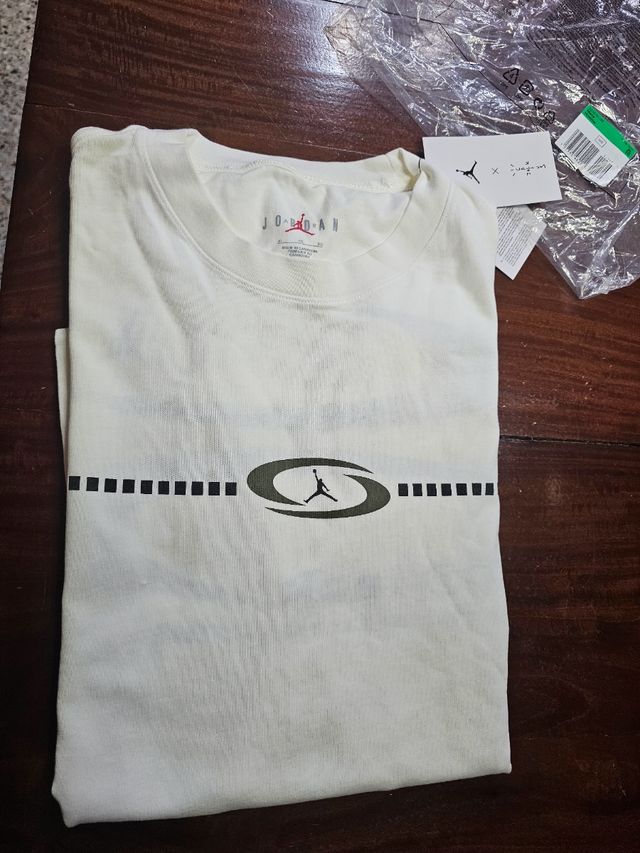 T-shirt Jordan bianca Cactus Jack