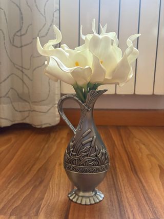 Jarrón vintage metal - Decoración