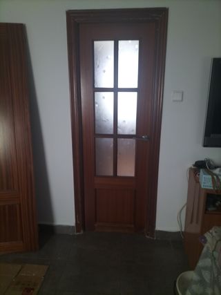 Puerta interior madera - 2 hojas