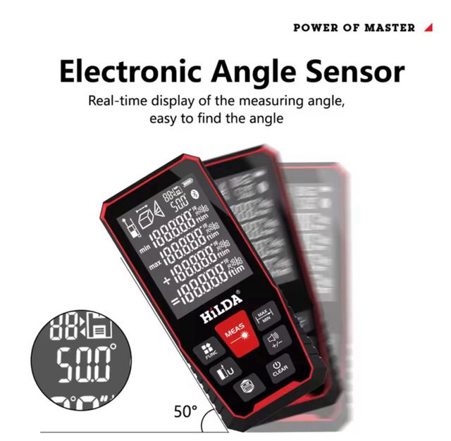 Telémetro láser Hilda 120m