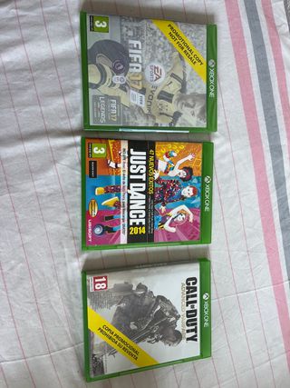 3 Juegos Xbox One: FIFA 17, Just Dance 2014, COD A