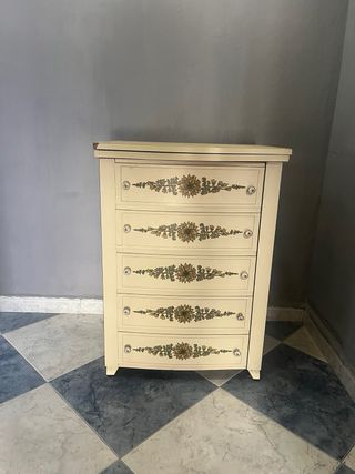 Mueble antiguo costurera 5 cajones