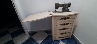 Mueble antiguo costurera 5 cajones
