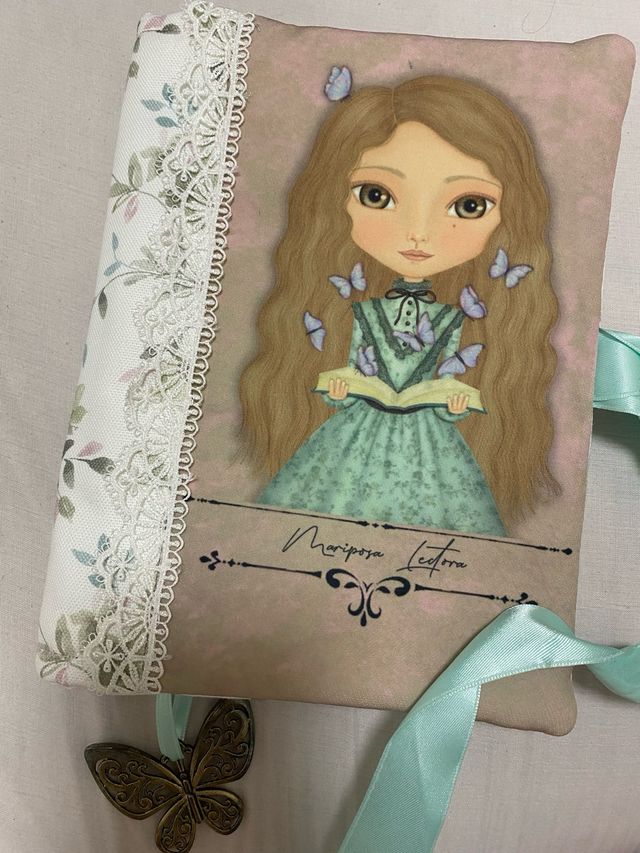 Funda libro artesanal