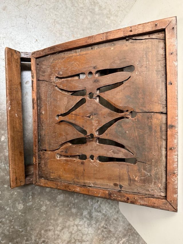 Atril de madera antiguo coleccionismo