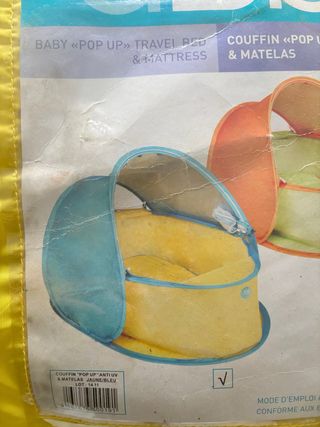 Cuna de viaje bebé pop-up