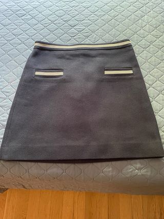 Falda azul marino - Talla M