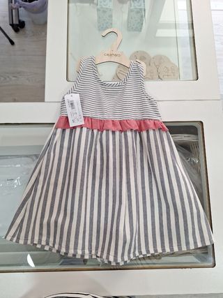 Vestido Calamaro niña 4 años rayas