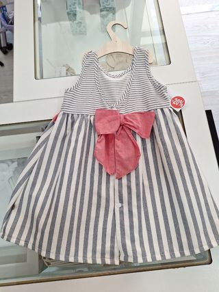 Vestido Calamaro niña 4 años rayas
