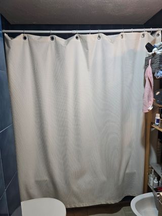 Cortina de baño beige - Tela