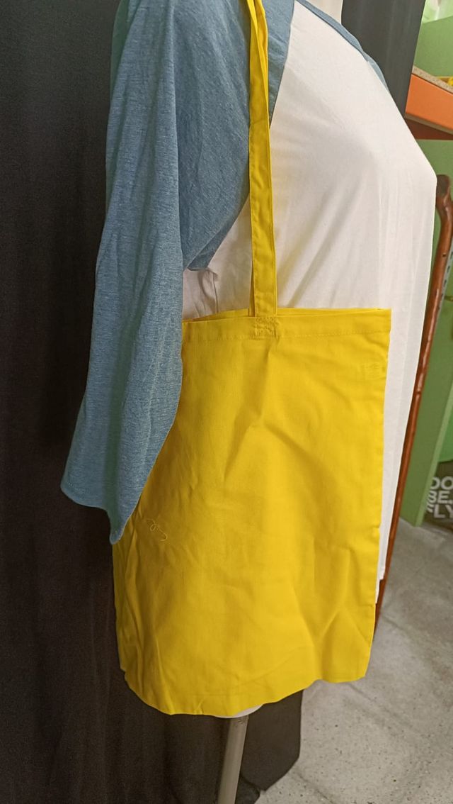 Bolsa de Tela Sol's Ibiza - Color Amarillo - 38x42