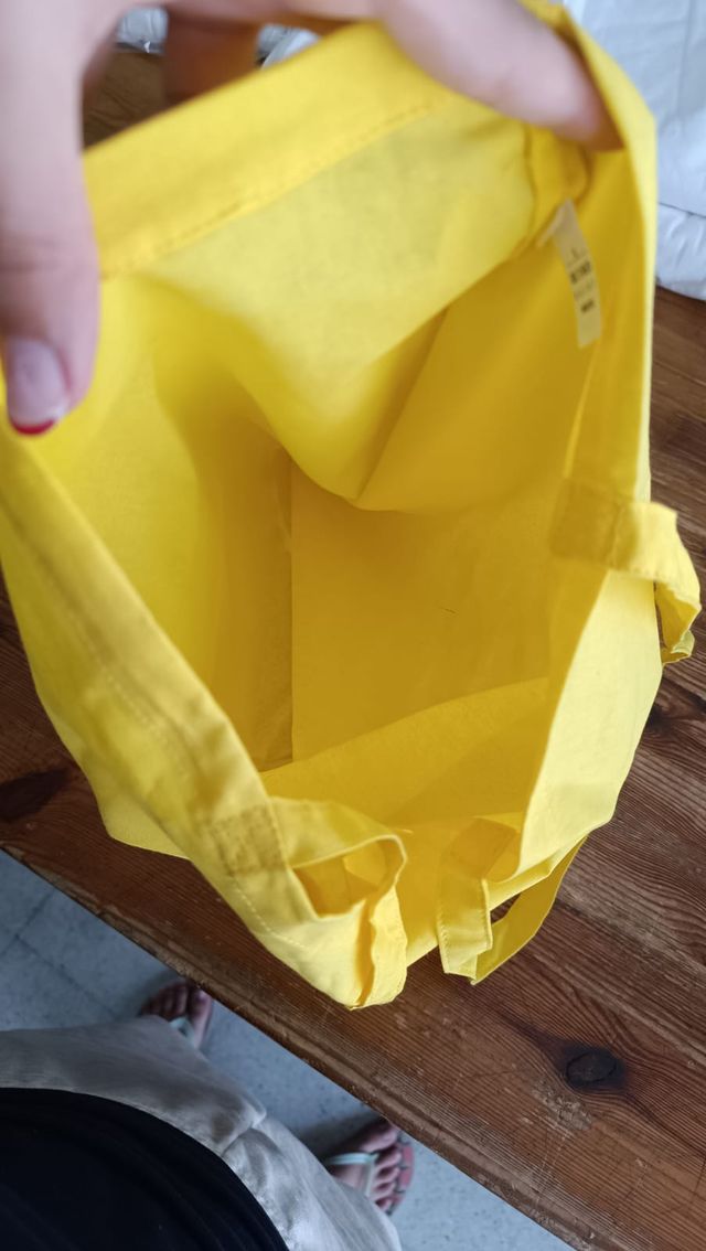 Bolsa de Tela Sol's Ibiza - Color Amarillo - 38x42