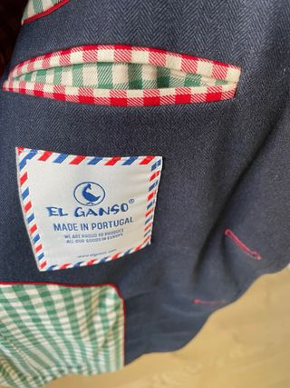 Americana El Ganso azul, talla S