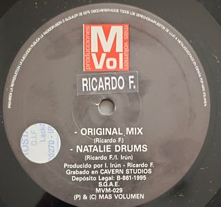 Vinilo Ricardo - Natalie (Dance)