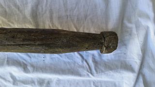 Yugo antiguo de madera