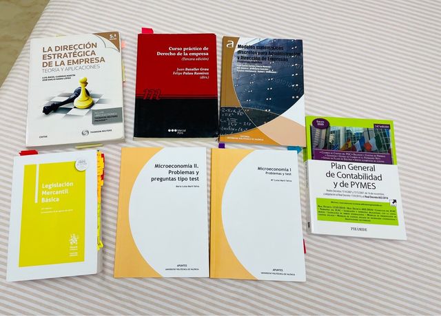 Libros ADE UPV: Economía, Derecho...