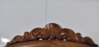 Espejo antiguo de madera