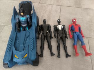 Figuras Superhéroes: Batman, Spiderman, Venom