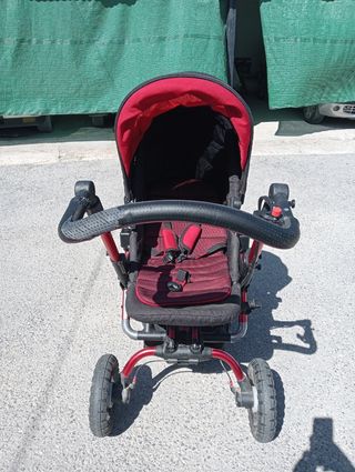 Carrito niñ@s Jané rojo y negro.