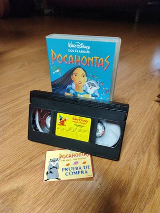 VHS Pocahontas - Clásico Disney