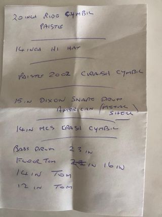 Batería completa.  ver medidas en la tercera foto