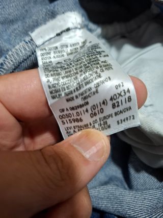 Levi's 501 W40 L34 - Jeans blu