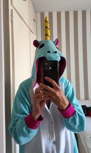 Pijama Unicornio - Azul y Blanco