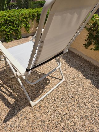 Sillón Relax Blanco Jardín