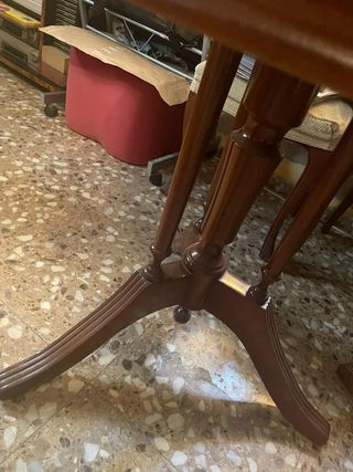 Mesa comedor ovalada madera