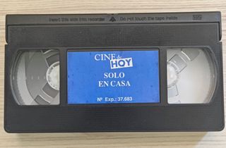 Película VHS Solo en Casa 1990 - Cine de Hoy Edic.