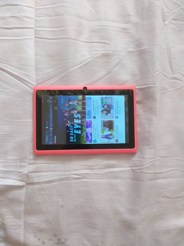 Tablet infantil rosa
