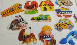 Puzzle educativo Letra a Letra