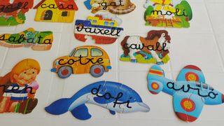 Puzzle educativo Letra a Letra