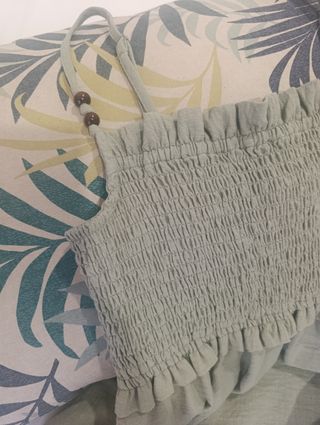 Vestido midi verde - tirantes