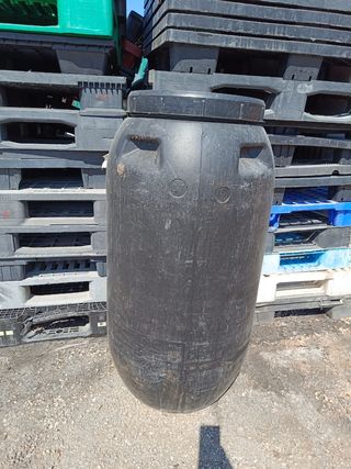 Bidón plástico negro 200ml