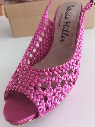 Zapatos tacón rosa | Fiesta | N°40
