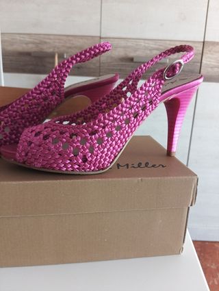 Zapatos tacón rosa | Fiesta | N°40