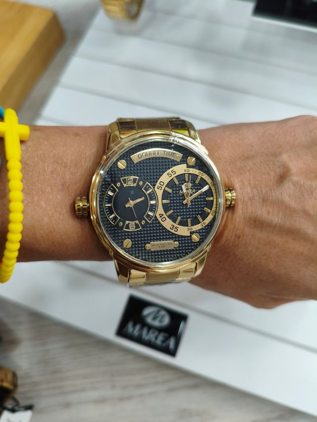 Reloj Marea Hombre XL dorado