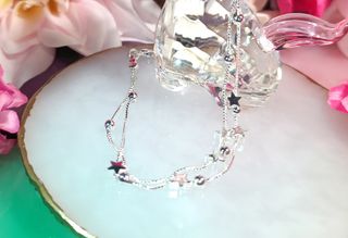 Pulsera plata 925 estrellas