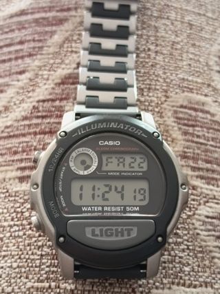 Casio W87H - Reloj deportivo gris