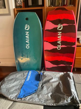 2 Bodyboards OLAIAN + funda