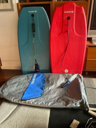 2 Bodyboards OLAIAN + funda