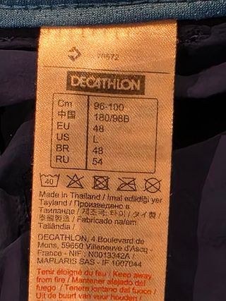 Pantalón corto Quechua azul