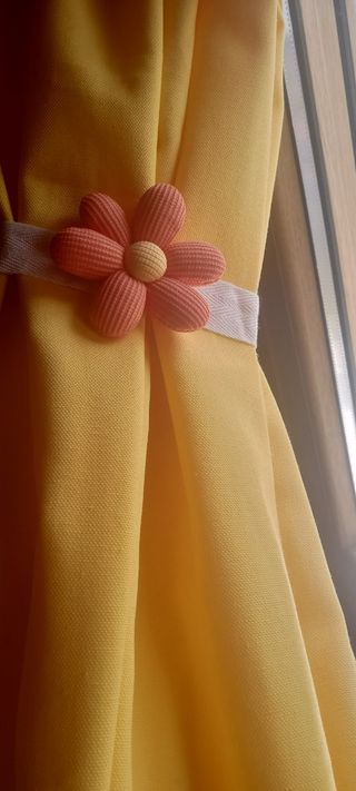 Decoración Flor Cortina