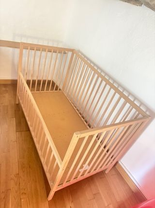 Cuna colecho bebé Ikea (singlar convertida)