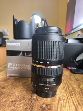 Objetivo Tamron 70-300mm para Nikon