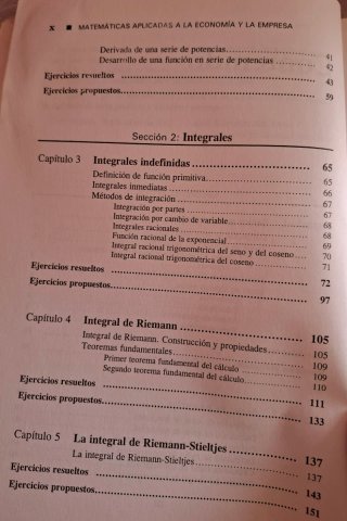 Matemáticas empresariales II
