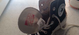 Converse plataforma negras 37